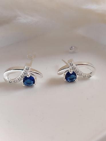 helanke sa stopom: Minđuše zig 925 - Materijal: srebro 925 (žig 925) - Dizajn: elegantna — 3