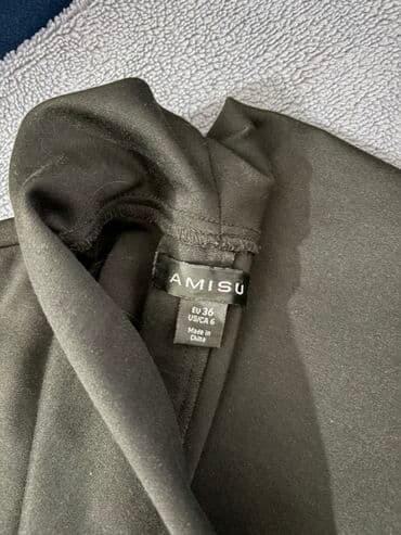 jesenji mantili: S (EU 36), Bez postave, Jednobojni, bоја - Crna — 3