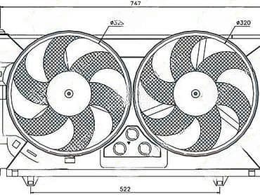 džezva na struju: VENTILATOR HLADNJAKA ZA CITROEN XSARA OD 1999. DO 2006. GOD. | — 1