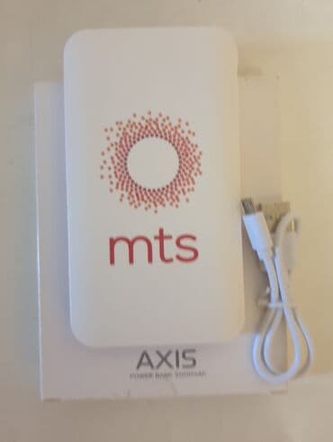 mikser za voce: EXTERNA BATERIJA (power bank) marke MTS AXIS, kapaciteta 5000mAh. Uz — 1
