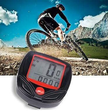 biciklo za devojčice: Nov računar za biciklu. Veličina LCD ekrana 3 x 2,5 cm, dužina kabla — 1