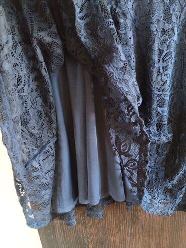 haljine duga novi sad: L, bоја - Tamnoplava, Koktel, klub, Dugih rukava — 4