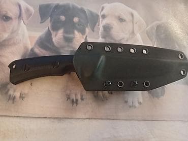 majica za tenis: Fiksni nož Eafengrow EF125 - Oštrica: drop-point profil, fabrički — 2