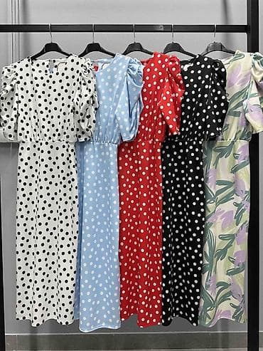 dekolte haljine: ✨Midi haljina sa puf rukavima – različiti dezeni
✅✅3000 din — 5