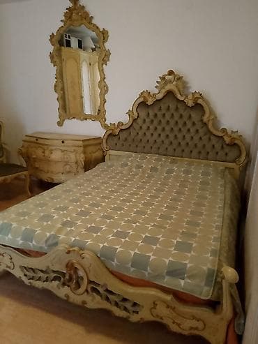 matis komode: Barokni komplet nameštaja za spavaću sobu – ručno oslikan i bogato — 3