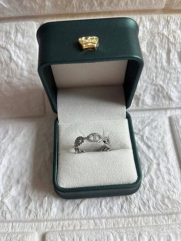 svecane haljine ruma: Prstenovi sa cirkonima podesivi– elegantni modeli. - Boja metala — 6