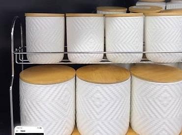 unicata kitchen: Keramičke kuhinjske tegle sa bambus poklopcima – setovi za — 6