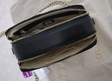 ženska torba: Guess torbica preko ramena – crna, prošivena - Model: Guess U.S.A. sa — 5