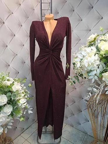 doca torbe akcija: Elegantna večernja haljina sa šljokičastim efektom - Model: duga — 2