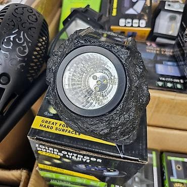 stepenice za bazen: Solarna LED lampa u obliku kamena, pogodna za spoljašnju dekoraciju — 4