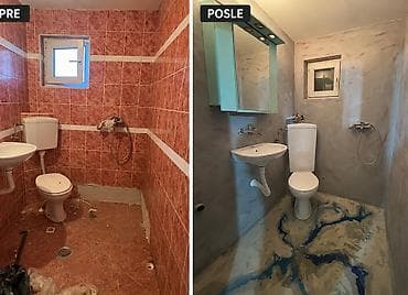 cena postavljanja plocica: Usluge adaptacije i uređenja enterijera i eksterijera – “pre/posle” — 3