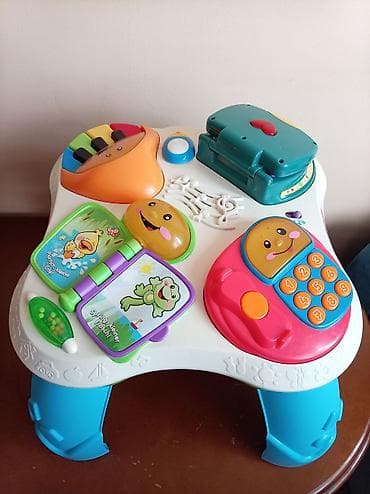 everest igracka: Interaktivni stočić za bebe – Fisher-Price Laugh & Learn - — 1