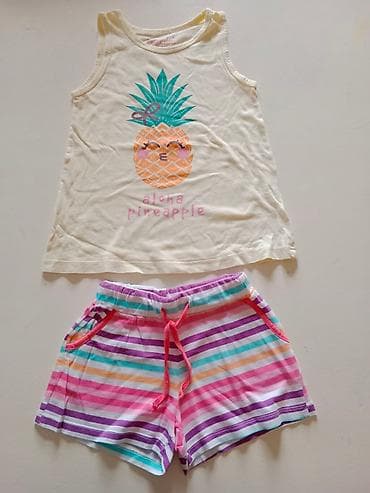 Pidžama letnja za devojčice MOSKITO Veličina 4 Čist pamuk Cena 250