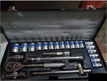 maxi bastenski set: Kvalitetni 1/2 Dr set velikih gedora od 24 komada Chrome Van — 1
