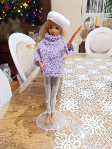 kompleti odece: Modna lutka sa stalkom - Visoka modna lutka sa dugom plavokosom — 1