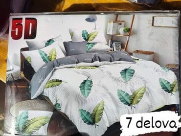 Posteljine matirani satenski pamuk Set sadrzi 7 delova: Cena: 3200 din