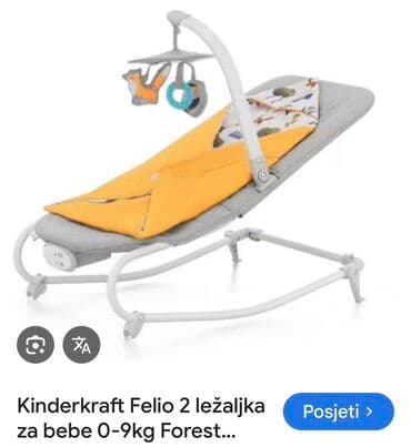deciji ormaric: Kinderkraft Felio 2, ležaljka, a kasnije i stolica. Sa sklopivim — 3