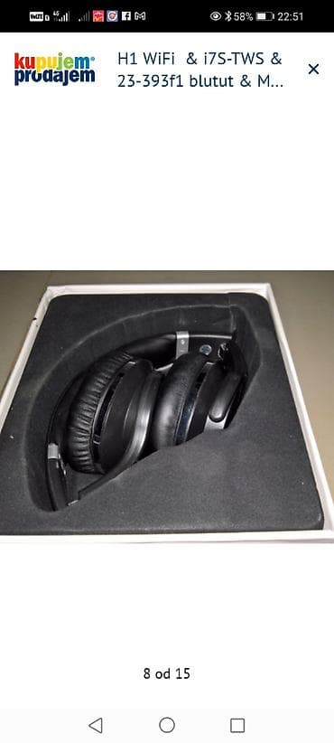 antena za digitalnu tv: Bežične over-ear slušalice H1 - Tip: bežične stereo slušalice preko — 5