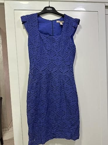 svecane plave haljine: Plavo čipkano haljina – Forever 21 Contemporary - Brend: Forever 21 — 1
