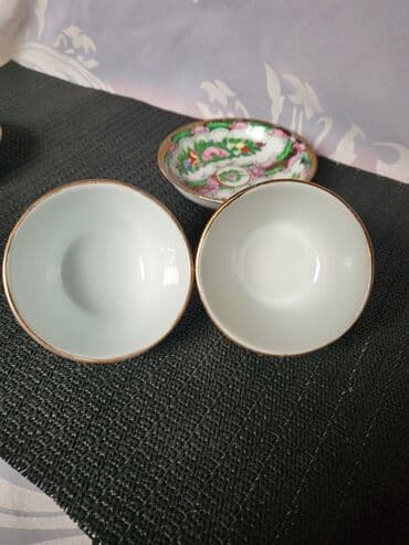 kuhinjski set: Fildzani Hong Kong rucno oslikani,porcelanski 1950g+. Fildzani bez — 9