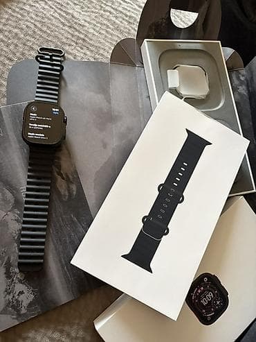 kofer za auto: Apple Watch Ultra 3 (49 mm) sa originalnom ambalažom i crnom Ocean — 1