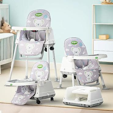 Hranilice: Stolica za hranjenje BABY LINE Y22 – Siva Koala (šifra: Y22koala-130) — 2
