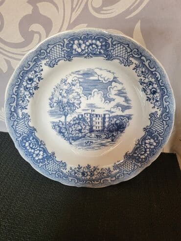 swarovski kristali cena: Tanjiri duboki 1950-1990g winterling Bavaria,engleski motivi — 8