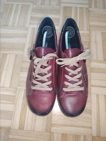 creeks patike: Kožne patike/crvene casual cipele UG 27,5cm - Materijal: prirodna — 2