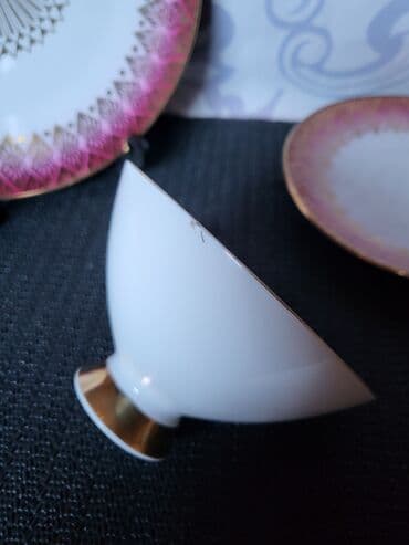 porcelanske solje za caj: Porcelanski set 1959g+ Winterling Marktleuthen. Set perfektan — 7