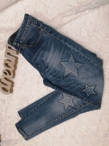 pocepane pantalone: Nove One Love M Nove Prelepe sa aplikacijom u obliku zvezde,skroz — 9