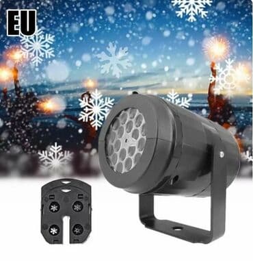 Projektori: Projektor pahiljice Lampa projektor pahulje Rotirajući Cena — 4