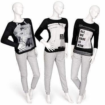 Women's T-shirts and tops: Ženske majice s dugim rukavima – urbana kolekcija sa grafičkim printom — 3