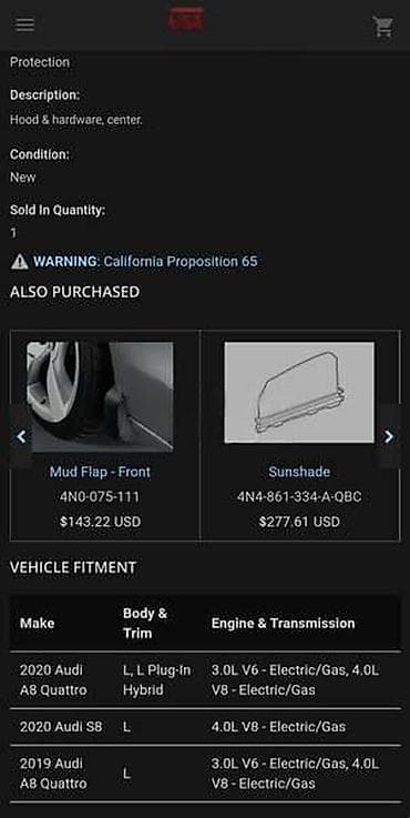 znak za bmw: ZAŠTITA HAUBE ZA AUDI A8 | Audi A8 zaštita haube audi 4N0 823 124A — 2
