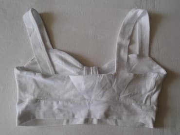 helanke sa trakom oko stopala: S (EU 36), Cotton, Single-colored, color - White — 7