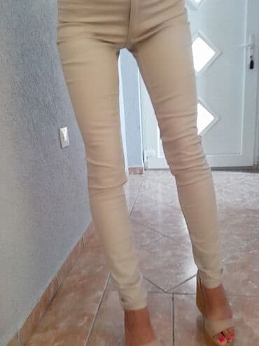 pantalone s: Pantalone h&m, nude boje, nove! Vel xs. Odlicne. Saljem post — 4