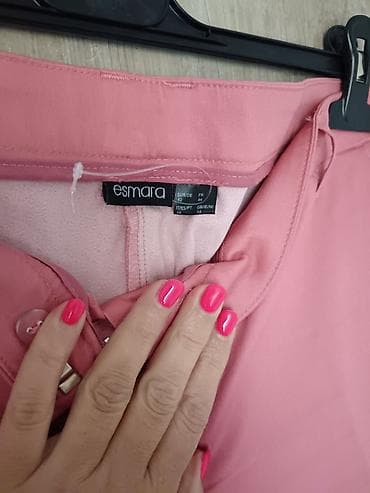 farmerke na tregere zenske: Esmara ženske pantalone – ružičaste - Brend: Esmara - Veličina: EU 42 — 2