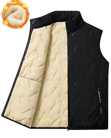 Prsluci: Ženski termo prsluk – crni, lagan i topao - Krojen bez rukava sa — 7