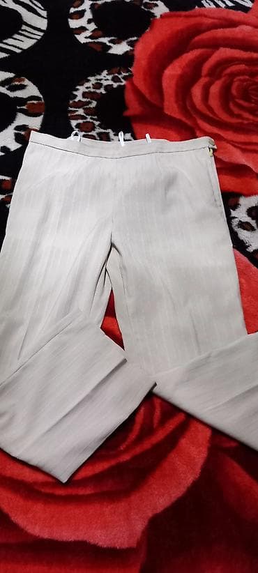 tommy hilfiger d: Elegantne ženske pantalone – bež/ svetlosiva nijansa sa diskretnim — 1