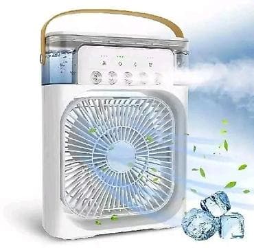 Prenosivi USB klima-hlađeni ventilator sa rezervoarom za vodu - 3-u-1 — 1