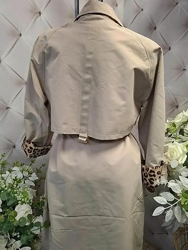 Kupaći kostimi: Ženski kratki treč mantil sa pojasom - Klasičan dvoredni kroj sa — 7