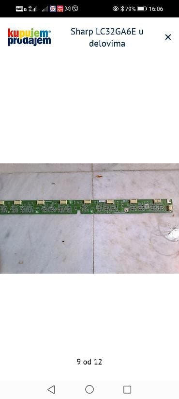 tv: Sharp LC32GA6E – delovi Raspoložive originalne ploče i moduli za TV — 10