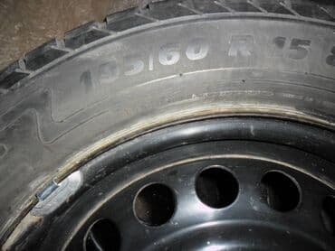 felne 4x98 r15: Tockovi za Mercedes 190,letnje gume Semperit 195/60x15 cola,sara na — 3