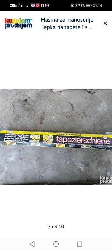 polovan alat iz uvoza: Lehnartz “Wallpaper Trimmer” – vođica/lenjir za sečenje tapeta i — 2