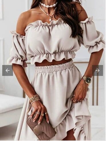 karirani kompleti zenski: Komplet: 2600 dinara — 7