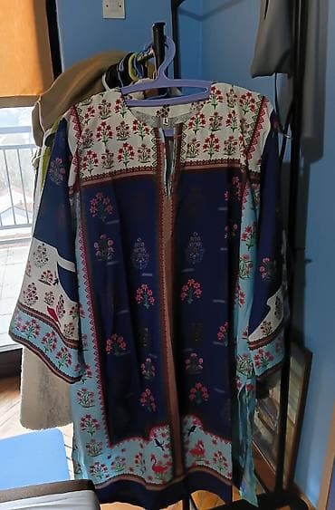 mango košulje: Ženska tunika/haljina etno stila – veličina L - Kroj: ravna, komotna — 4