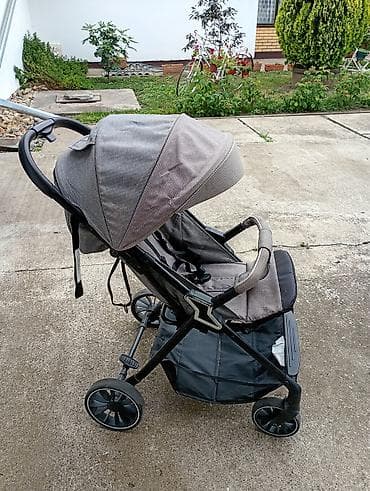 terex za decu: Lagana kišobran kolica za bebe/toddlere, siva boja. - Prostrano — 2