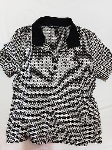 Muška obuća: ZARA ženska polo majica - Model: kratki rukav, polo kragna - Boja i — 1