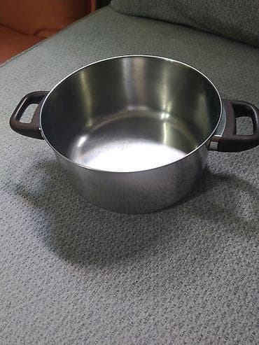slavski komplet: Set inox posuđa 18/10 – lonci i šerpe sa poklopcem korisceni par puta — 10