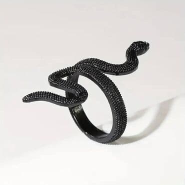 Nakit: 🌟Prsten u obliku zmije – modni statement dodatak Prsten zmija Podesiv — 4