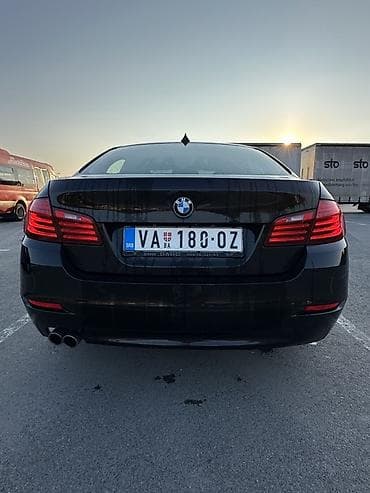 bmw e90 sedista: BMW Serije 5 (F10) – limuzina, crna boja - Motor: dizel, 2.0 — 6